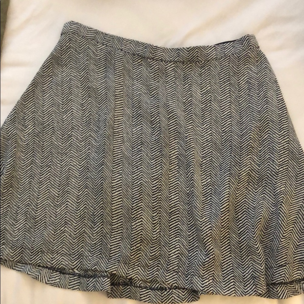 Reformation herringbone skirt